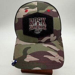 Rock Shackle Camo Hat with Carabiner Clip Military Baseball Cap